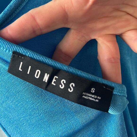 Princess Polly Lioness Montana Dress Blue Size Small - Picture 4 of 7